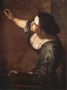 Artemisia Gentileschi Self-Portrait as an Allegory of Painting oil